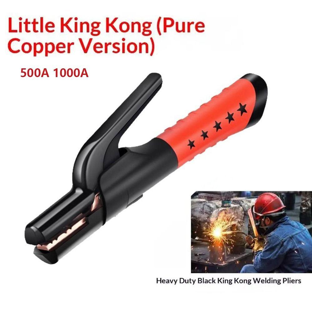 Secure Grip Welding Electrode Holder Heavy Duty Welding Tongs Electrode Clamp Welding Machine