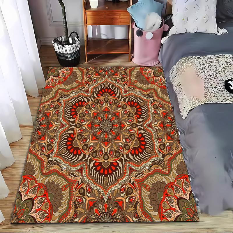 

Colorful geometric patterned carpet design Suitable for use as an anti-slip game mat for living room and bedroom sofas 40x60cm( 15x23in )