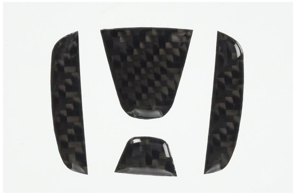 HASEPRO [Magical Carbon NEO] (for Steering Emblem) Honda 3 Step Wagon / Step Wagon Spudder RP1 To 4 (Black) NESH-3