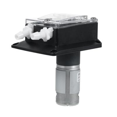 GROTHEN DC 24V Peristaltic Pump Large Flowrate Liquid Dosing Pump 1500ml Min 2 Rollers with Food Grade Transparent