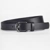 Black 2024 Designer Pu Leather Belt With Fashionable Pin Buckle For All Occasions Unisex