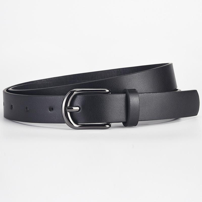 Black 2024 Designer Pu Leather Belt With Fashionable Pin Buckle For All Occasions Unisex