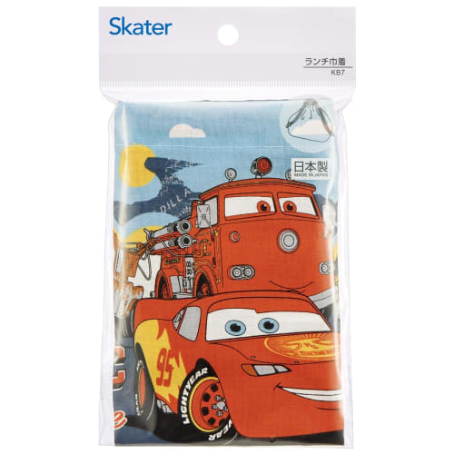 Skater Children's Lunch Box Drawstring Bag Disney Cars 24 Made In Japan KB7-A