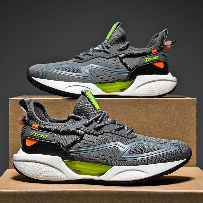 2025 New Men's Sports Shoes Street Style Hollowed Out Men's Sports and Leisure Running Shoes Men's Basketball Shoes