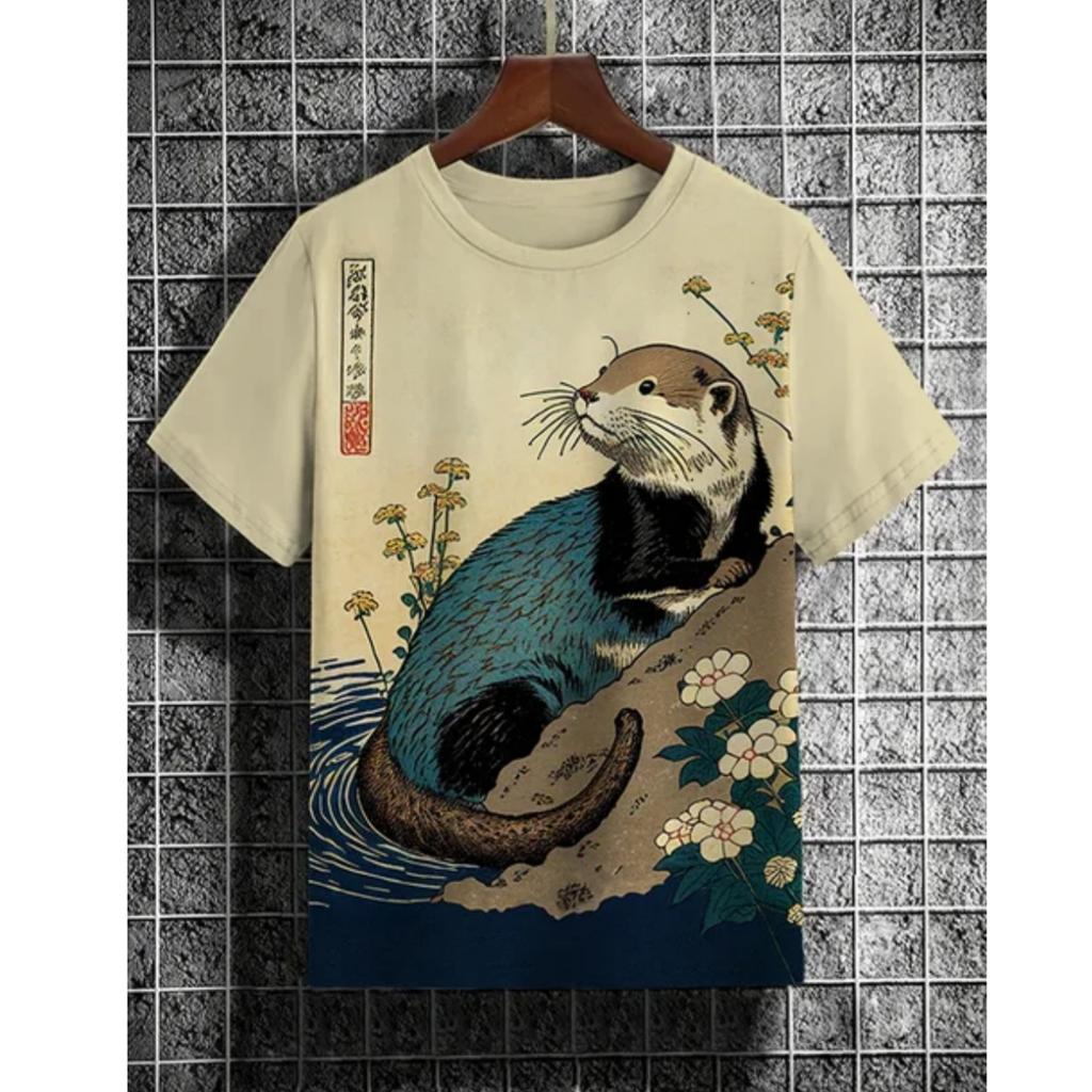 Vintage T Shirts for Men 3D Print  American Tee Top Short Sleeve Oversized Hip Hop O-Neck Cotton T Shirts Men Clothing Camiseta