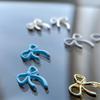 10Pcs Kawaii Bowknot Metal Gold Silver Nail Charms 3D Alloy Bow Tie Jewelry Nail  Decoration Manicure Accessories