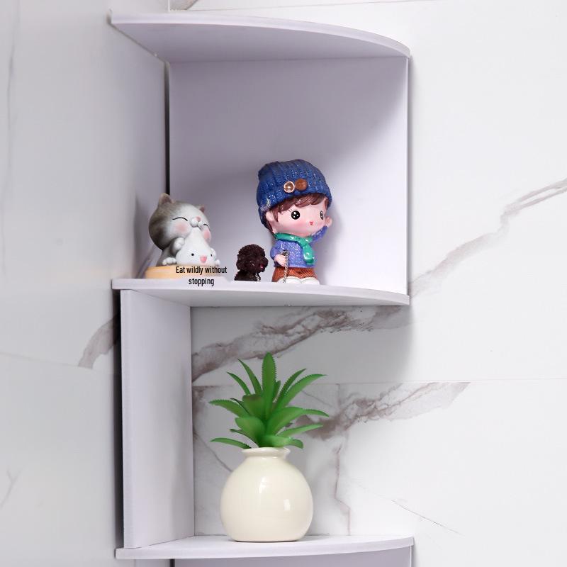 Multi-layer Wall-mounted Corner Storage Shelf 