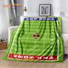 Rugby Field Rugby 2025 Style New American Football Cartoon Soft Blanket,Soft Throw Blanket for Home Bedroom Bed Sofa Travel Kids