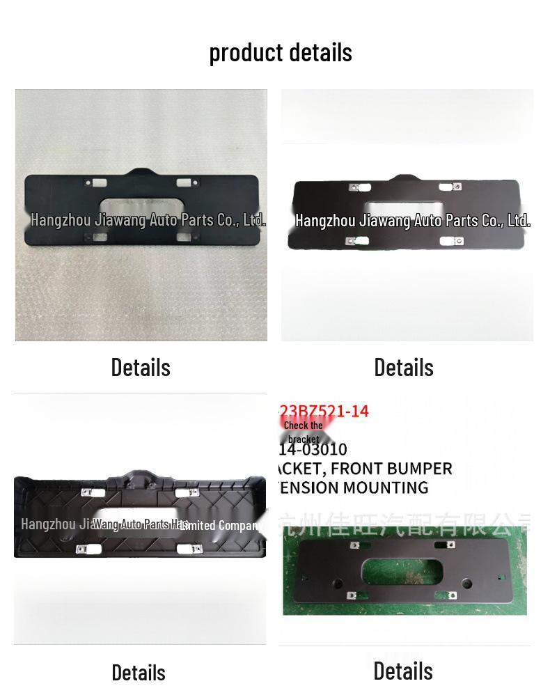 No-Hole License Plate Bracket for 2023 Toyota BZ3 (52114-03010)
