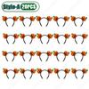 1-20PCS Halloween Funny Hair Bands Cos Pumpkin Headband Headwear Girl Prank Hair Clip Cute Elf Hair Clip Decoration