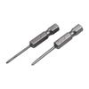 Screwdriver Bits PH1 PH2 4Pcs/set 50mm Alloy Steel