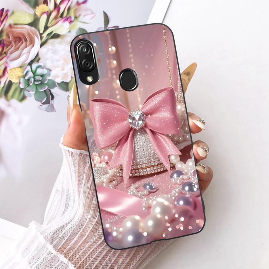 For ZTE Blade V10 Vita Case Luxury Flowers Butterfly Painted Cover Soft TPU Phone Case For ZTE Blade V10 2019 V10Vita Funda Bags