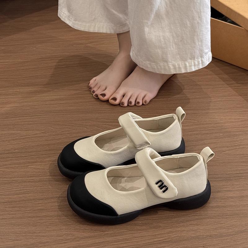 Mary Jane shoes women's 2025 gentle summer outer wear new grandma shoes soft sole shallow mouth single shoes round head non-slip