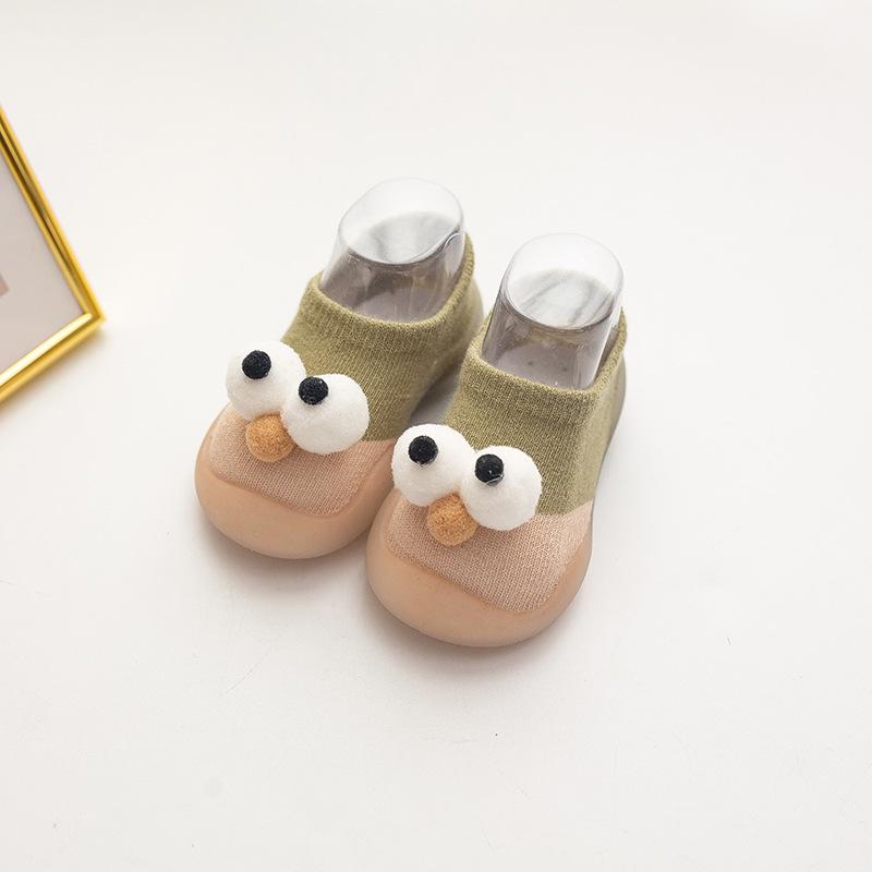 Spring & Autumn Toddler Non-slip Cartoon Floor Socks & Soft-bottom Shoes