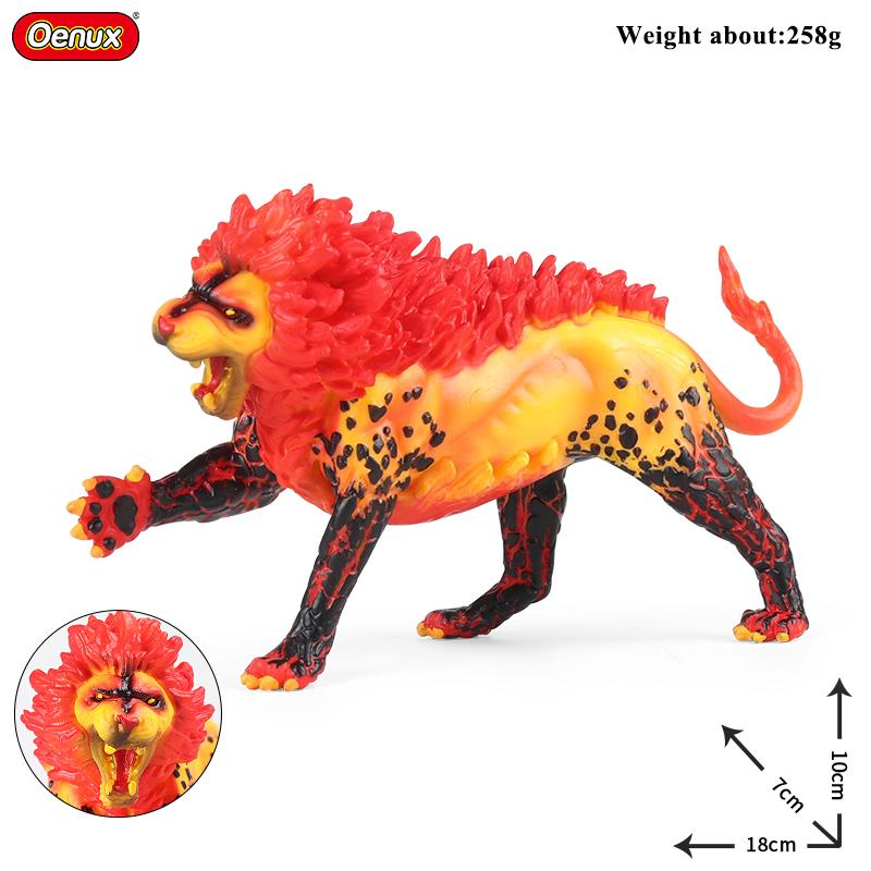 Oenux Mythical Dinosaur Dragon Tiger Golem Lion Snowmen Cattle Model Action Figures Artistical Decoration Collection Kid  Toy