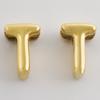 3/6pcs Real Gold Plated A-Z Stainless Steel Beads For Jewelry Making Supplies 2mm Hole Spacer/Loose Bead DIY Handmade Materials