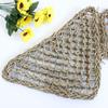 Triangle Reptile Hammock Climbing Mat Grass Pad Irregular Rope Ladder Pet Mat for Small Animals