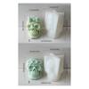 3D Skull Candle Silicone Mold DIY Halloween Decorative Soap Plaster Resin Molds