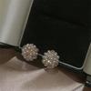 Korean Style Zircon Pearl Ball Earrings: Elegant, Versatile, and Fashionable for Women