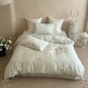Premium 60 Thread Lanjing Tencel Embroidery Four-Piece Set - Happy Rabbit