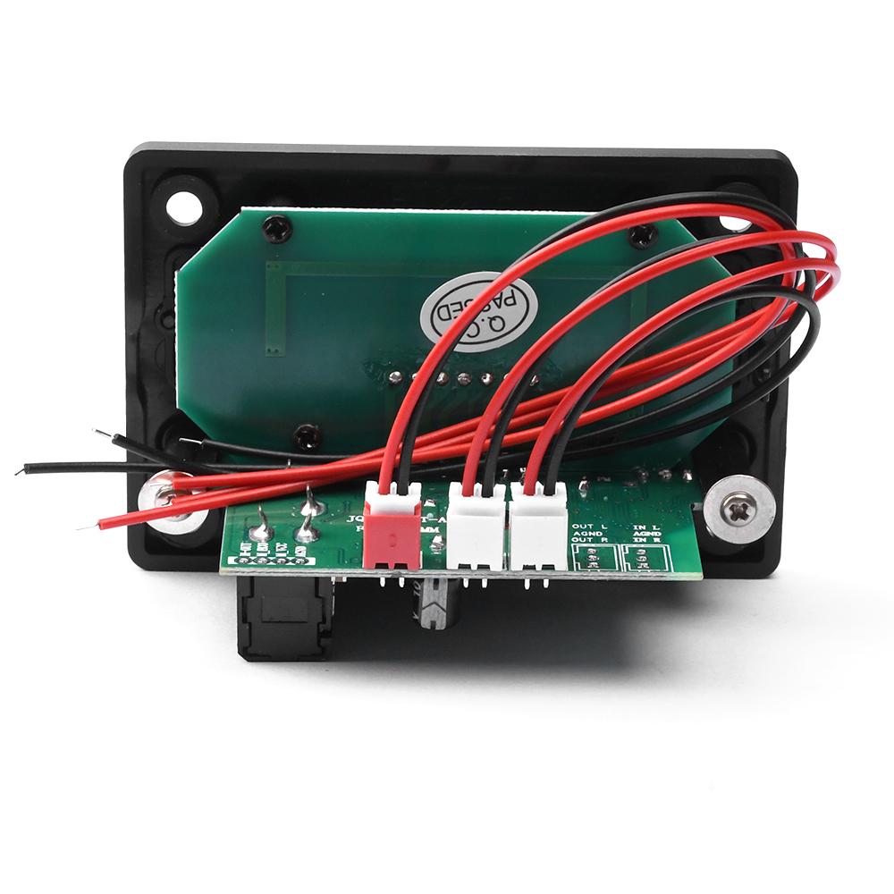 25W MP3 Amplifier Bluetooth 5.0 DC 7-16V Decoder Car MP3 Audio Player with Radio Microphone Music Player Speaker