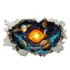 Creative Solar System Planet Wall Vinyl Stickers - Removable and Self-Adhesive Home Decor.