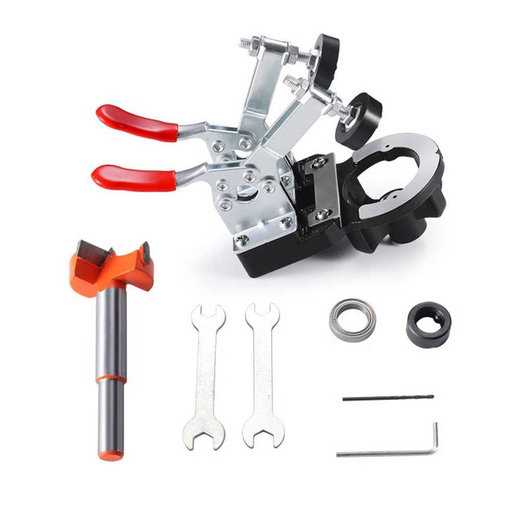 

Позиционер отверстий Направляющая для сверления Открывалка для петель Высокопрочный столярный инструмент