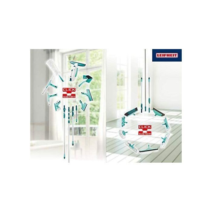 Leifheit mouilleur window washer, lave vitre en molleton pour vitres, cadres et rebords de fenêtres, mouilleur pour vitre avec click