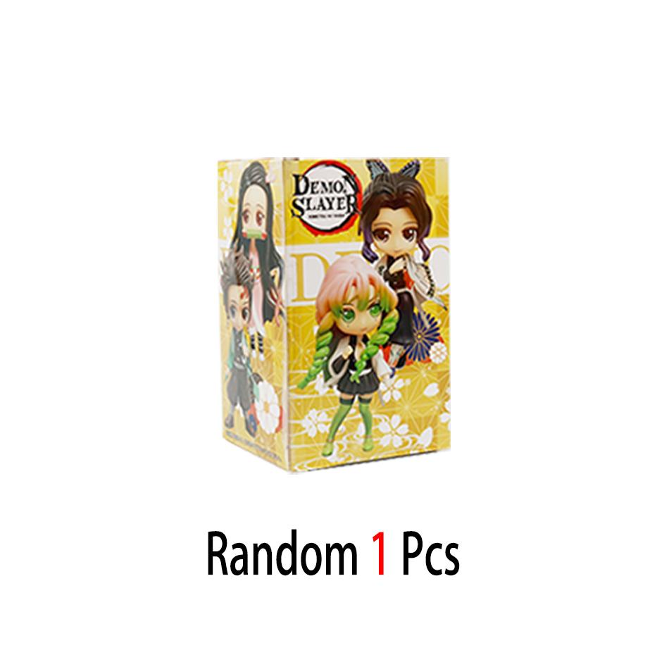 2026 NEW  Demon Slayer Blind Box Anime cartoon 6Pcs 8Pcs 12Pcs 20Pcs Sets Kimetsu No Yaiba PVC Dolls Desktop Decora