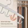 Plastic Multi-functional Non-slip Hanger for Underwear, Vests, and Clothes, 2kg Load-bearing, with Hook and Wave Design for Drying and Storage.