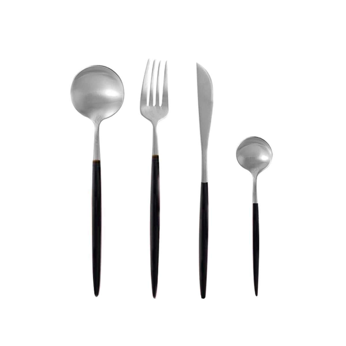 

andoo Cutlery Set Set of Dishwasher 20 Colors Cutipol Style Minnie Spoon Tableware Cake Stainless Wedding Holiday Gift Set of (Ложка, Нож, Вилка,