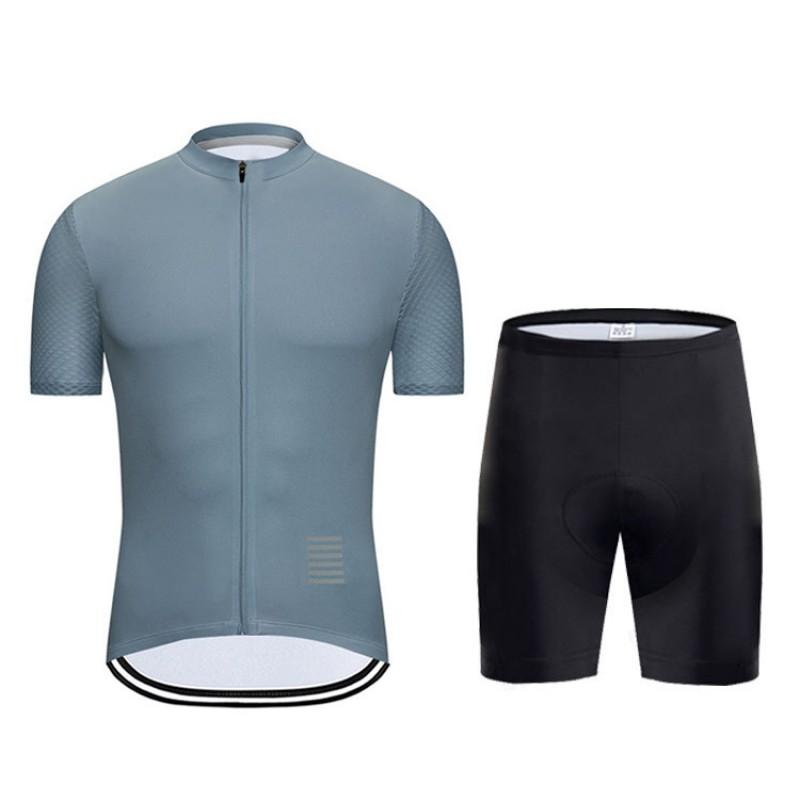 Men Women Cycling Jersey Set Breathable Quick Dry Short Sleeve Shorts Outdoor Sport Bike Riding Apparel