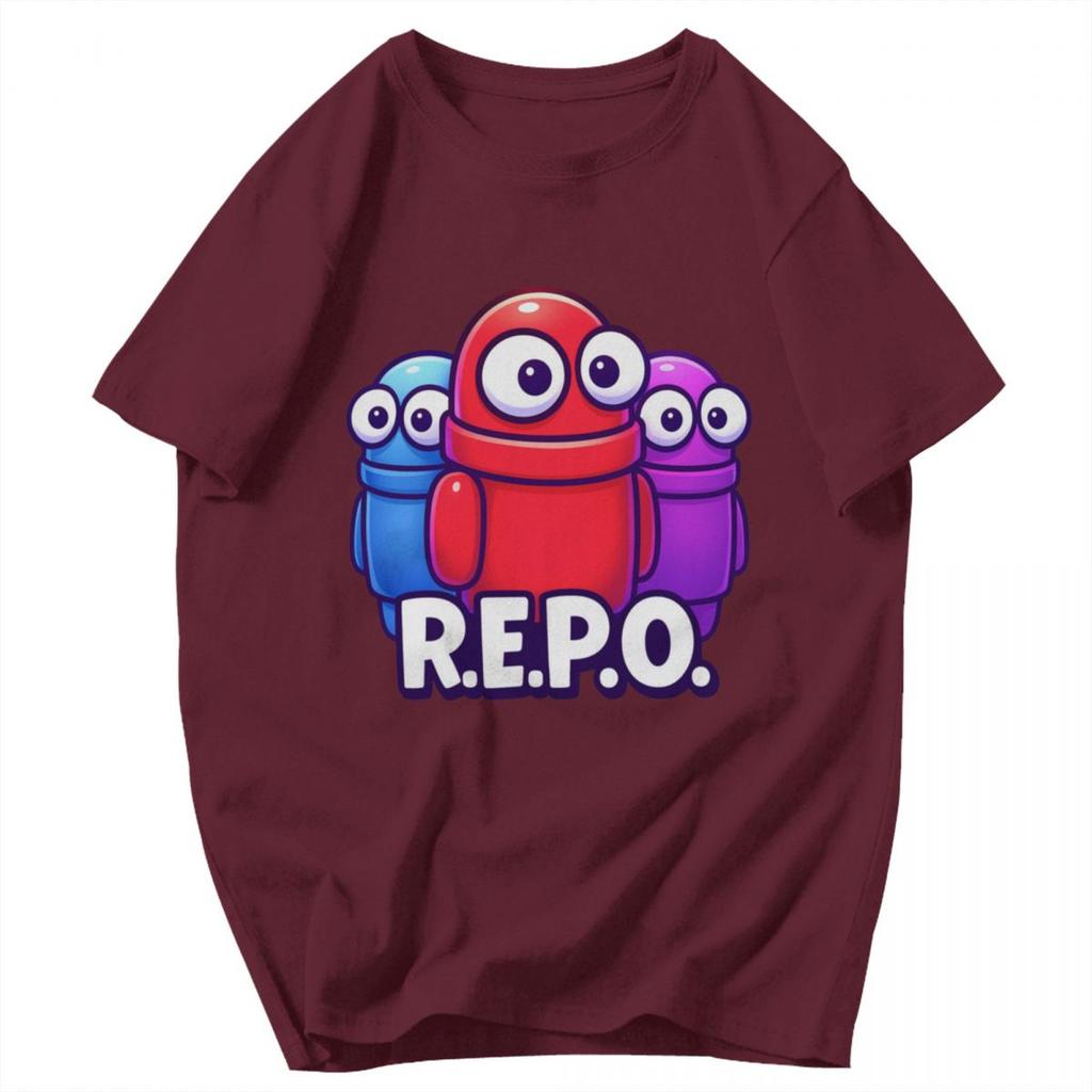 Men T Shirt REPO Game Funny Gifts Cotton Y2K Graphic Crewneck Unisex Tops T Shirts