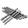 Nigao Four-Hole Electric Hammer Drill Bits for Concrete, with Round and Square Heads for Extended Wall Drilling