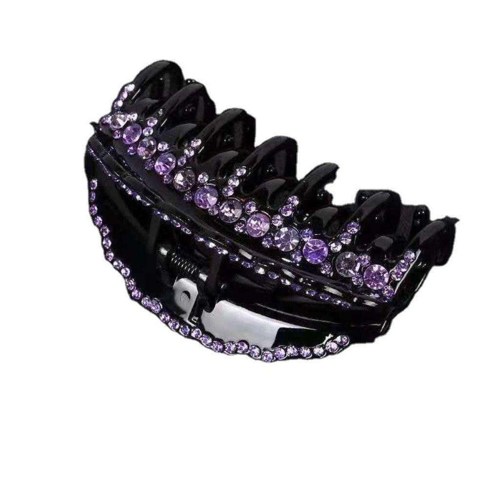 Fixing Ladies Hair Crystal Hair Clip Big Hairpin New Hair Accessories  Women Girls