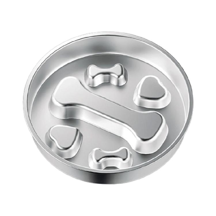 Slow Feeder Dog Bowl Fun Bloat Stop Pet Bowl for Fast Eater,Slows Down Pet Eating Stainless Steels Dog Food Bowls