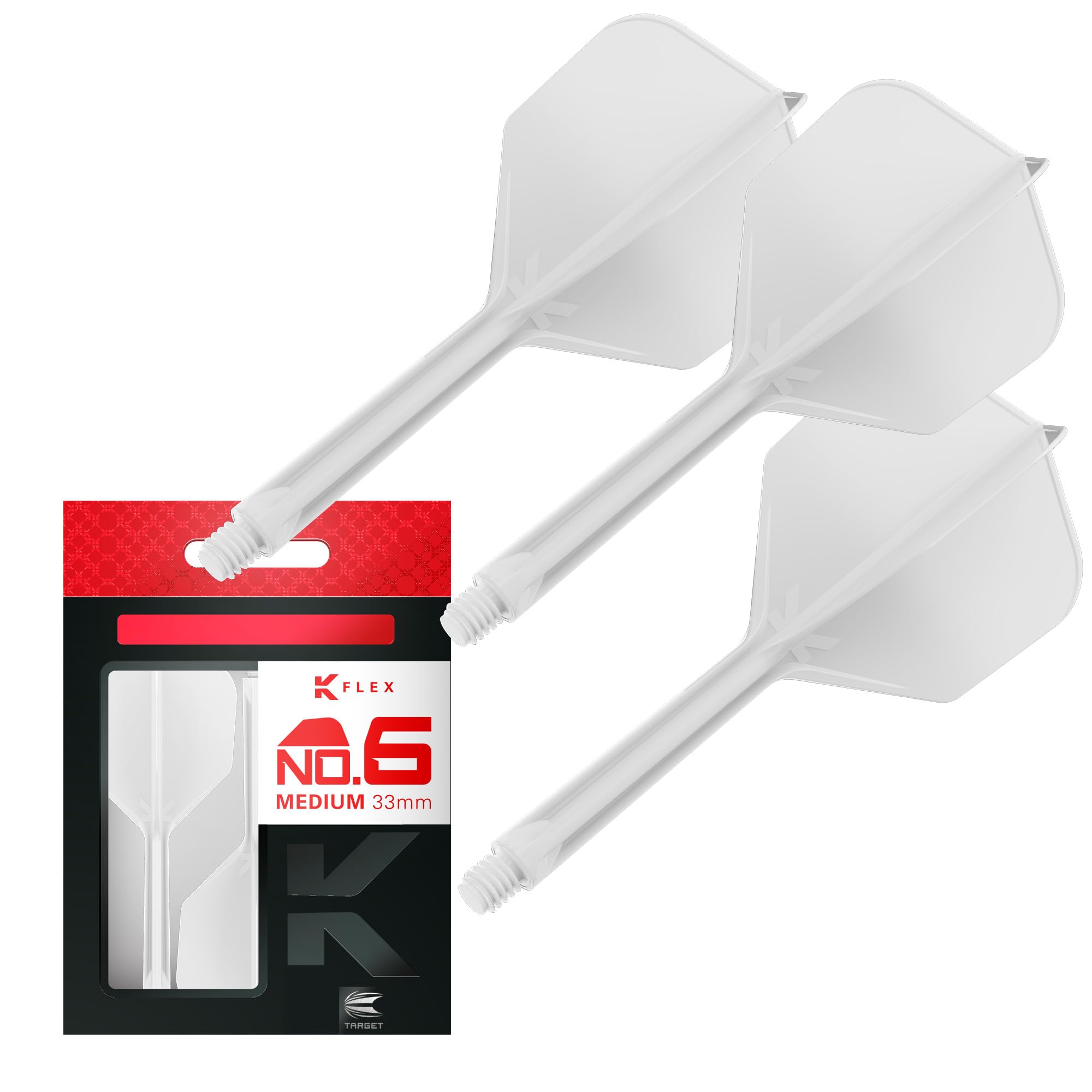 

TARGET FLIGHT K-FLEX SHAPE/NO6 (33mm MEDIUM, White)