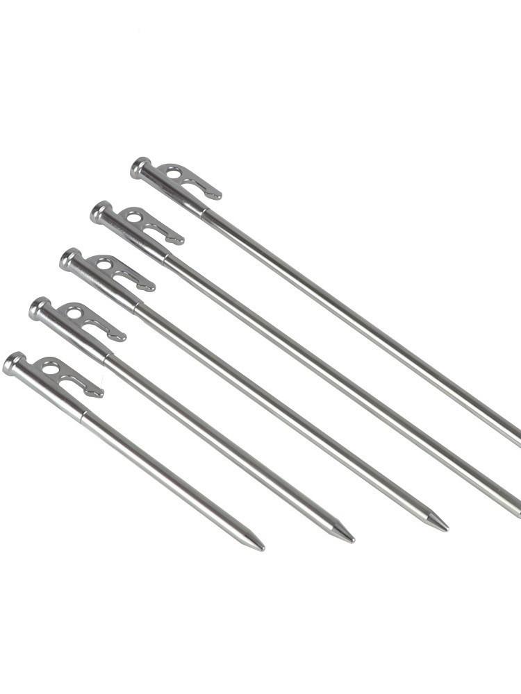 Stainless Steel 420 Anti-Pullout Tent Stakes for Camping and Tarp Setup