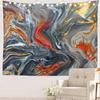 Marble Print TapestryRetro Style Paintbrush Colors Ink Marbling Watercolor ArtWall Hanging for Bedroom Living Room Dorm Decor