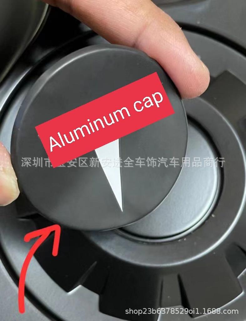 4PCS/Set 56MM/57MM Wheel Hub Caps Center Cover Emblems Sticker Cap For Tesla Model 3 Y S X Multiple Colour