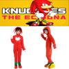 Kinder Sonic The Hedgehog Roter Knuckles Cosplay Kostüm Jumpsuit Für Unisex