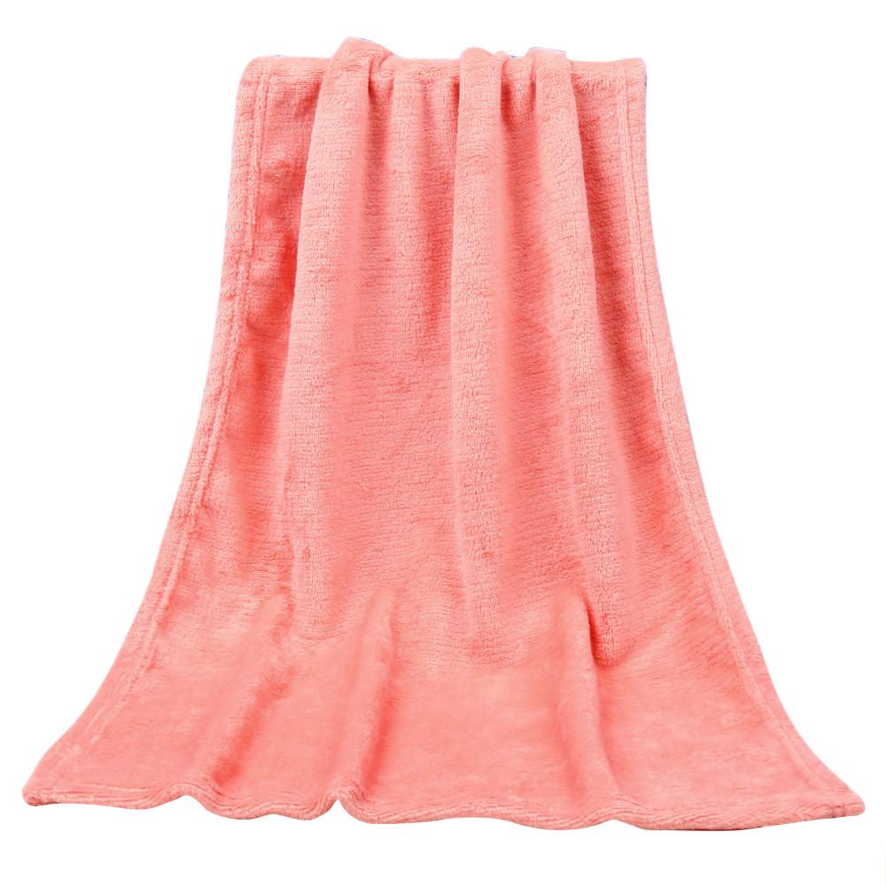 45*65CM Módní pevná měkká dětská deka Teplé korálové kostkované deky Flanel