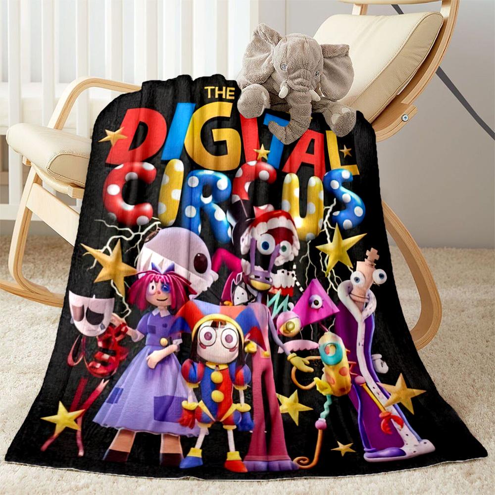 Digital Circus Blanket Soft Warm Cozy Suitable for Couch Office Chair Chair for All Seasons Warmthful Decor Best Holiday Gift for Friends Family