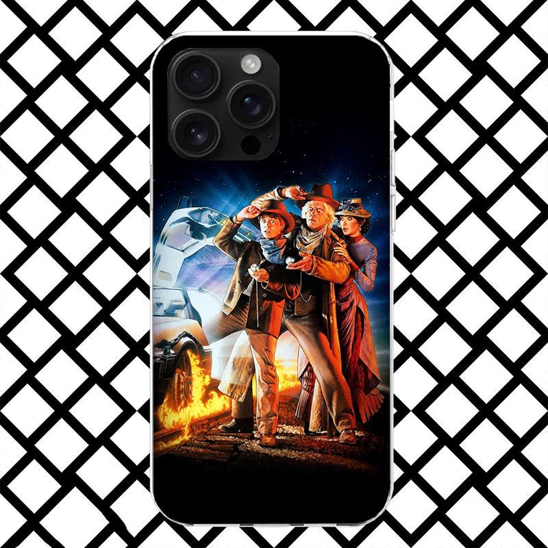 

Back To The Future TV Phone Case for iPhone 17 Air 16 16E 15 14 Plus 13 Mini 12 11 Pro Max 7 8 + SE 2020 Soft Cover Fundas 17 Ai iPhone 7(8)SE