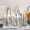 Peter Rabbit Printed Flannel Blanket, Soft Throw for Bedroom Sofa, Washable, Fan Merchandise, Great Gift.