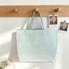 Striped Bag For Women Large Capacity Retro Casual Polyester Fashion Handbag For Daily Use