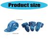 4Pcs Thumb and Finger Picks Guitar Finger Picks Replacement Flat Thumbpicks Finger Cot Picks for Acoustic Guitar