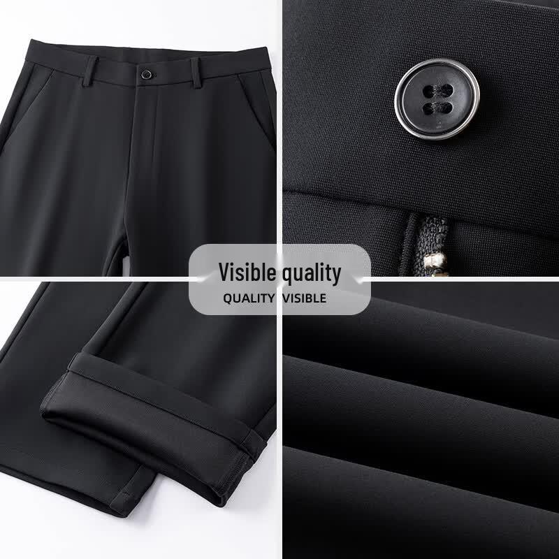 Tucano Men's Wrinkle-Resistant Straight-Leg Casual Pants