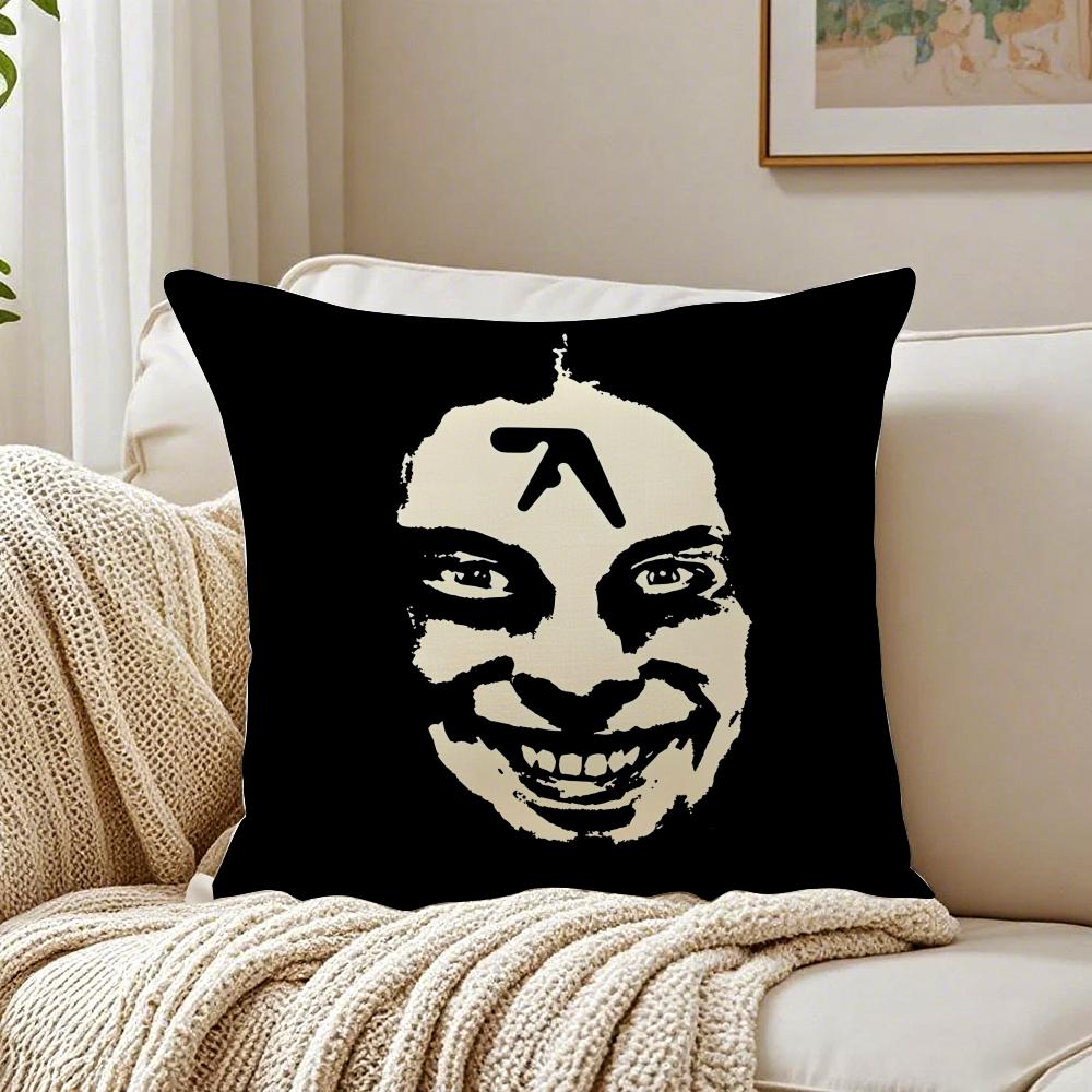 James Singer RRichard DDavid Cushion Cover Linen Pillowcase Soft  for Sofa Bed Home Room Decor