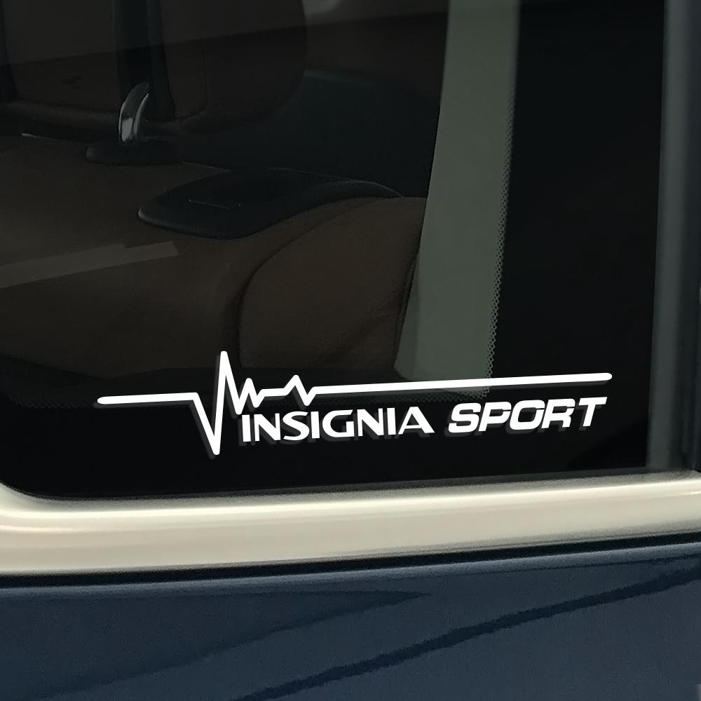 For Opel Astra Opc Insignia Corsa Vectra Zafira Grandland Meriva Car Side Window Lightning Stickers Auto Exterior Decor Decals